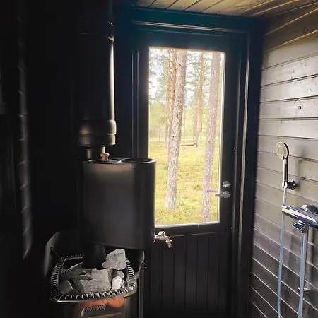 Borealis Village 3 With A Nature View, Fireplace, Sauna, Kitchen Ferienhaus Muonio