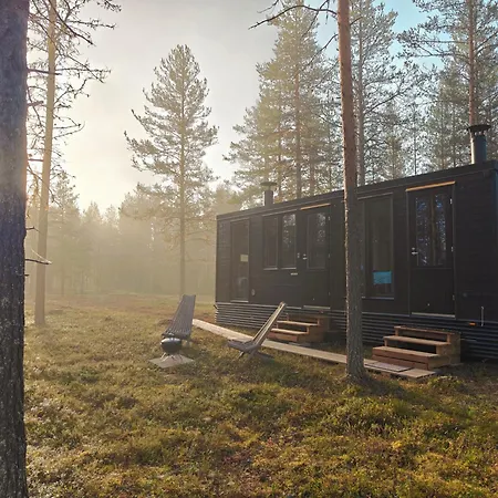 Borealis Village 3 With A Nature View, Fireplace, Sauna, Kitchen Ferienhaus