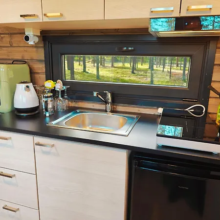 Borealis Village 3 With A Nature View, Fireplace, Sauna, Kitchen